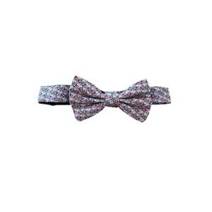 Boys Vineyard Vines American Flag Print Bow Tie 100% Silk Adjustable USA